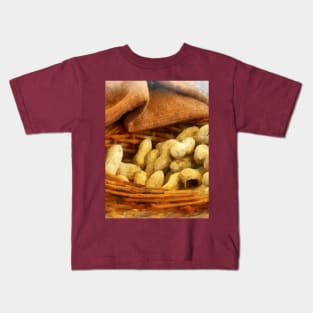 Food - Basket of Peanuts Kids T-Shirt